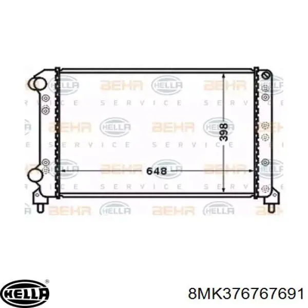 Радиатор охлаждения двигателя Magneti Marelli BMQ179 цена, от 55.36 USD