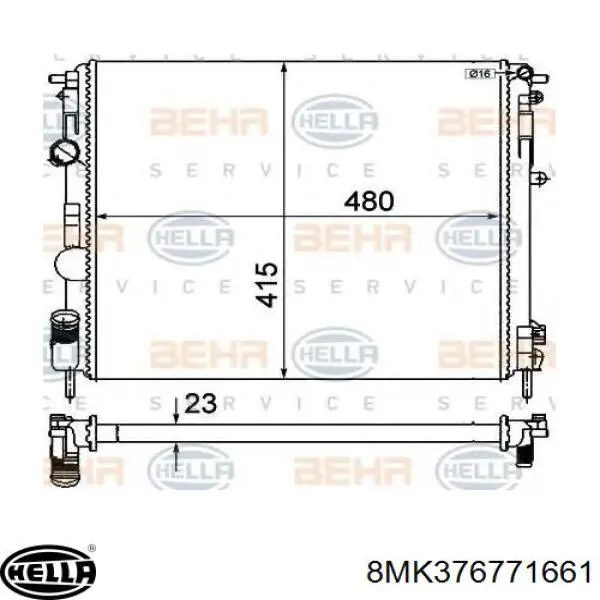 Купить 7700301171 Renault (RVI) Радиатор водяной