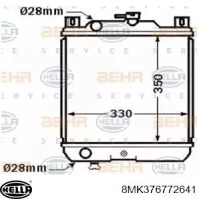 Радиатор 8MK376772641 HELLA