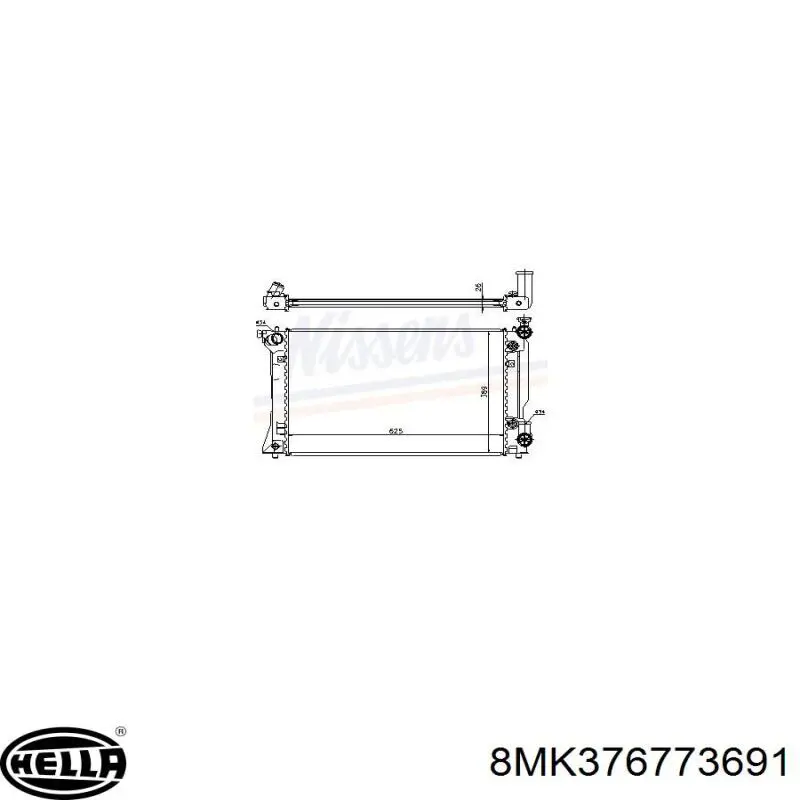 Радиатор охлаждения двигателя Koyorad FP70A1308KY цена, от 98.69 USD