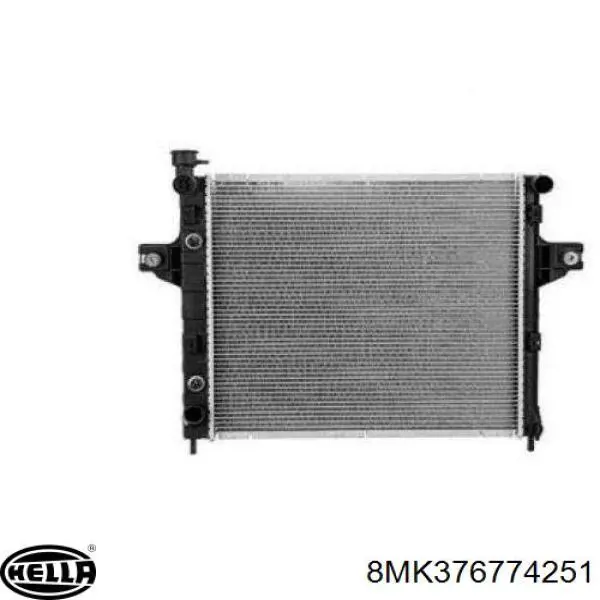8MK376774251 HELLA Радиатор основной