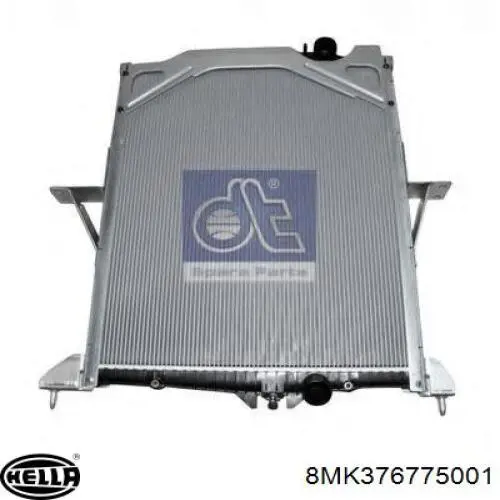 Радиатор охлаждения двигателя Nissens 65466A цена, от 375.86 USD