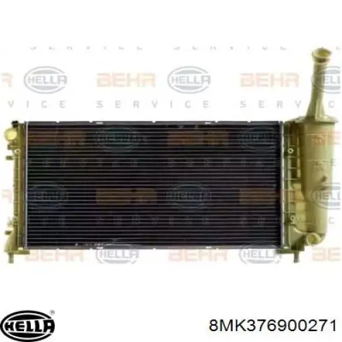Radiador refrigeración del motor 8MK376900271 HELLA