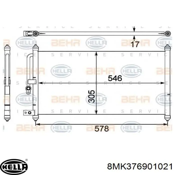 Радиатор RA65015Q Signeda