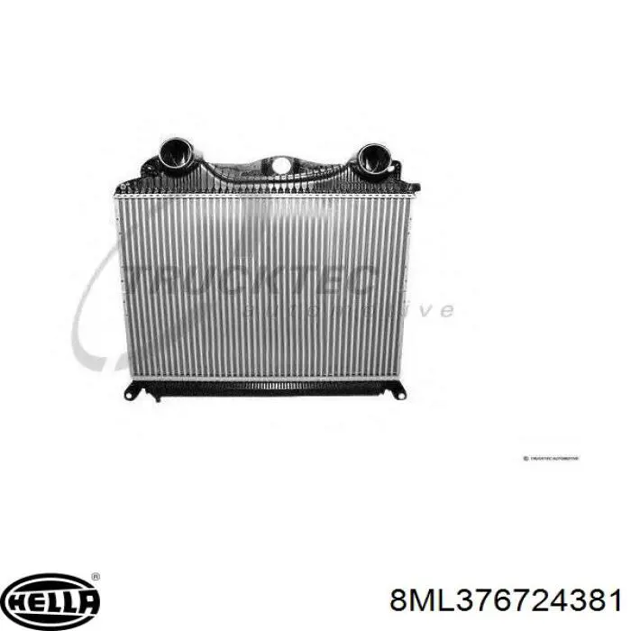 8ML376724381 HELLA Охладитель наддувочного воздуха