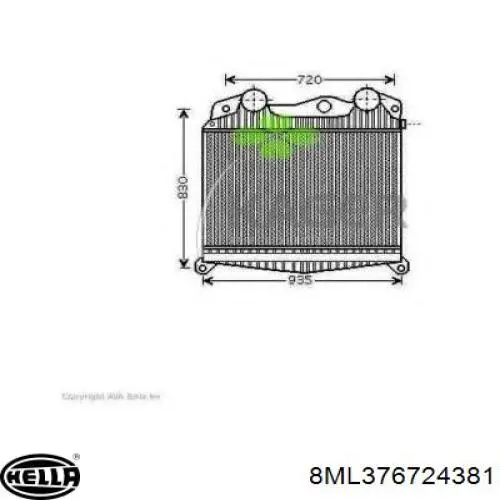 Система охлаждения наддувочного воздуха HELLA 8ML376724381 цена, от 591.40 USD