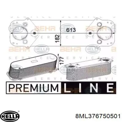 Система охлаждения наддувочного воздуха Mahle Original 8ML376750501 цена, от 762.97 USD