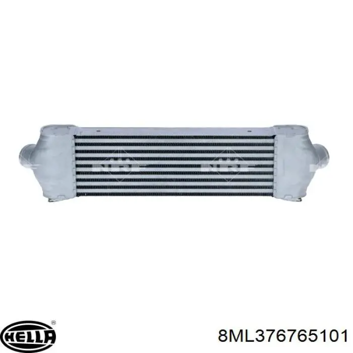 Радиатор интеркуллера HELLA 8ML376765101