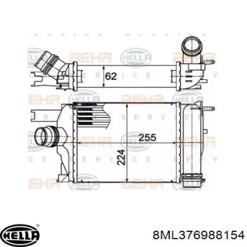 RI96529 Signeda Radiador de intercooler