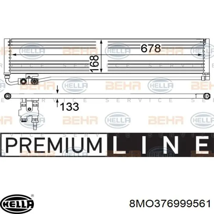 Купить CLC232000P Mahle Original Радиатор охлаждения АКПП