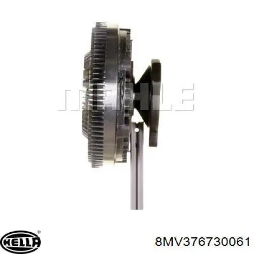 Вискомуфта вентилятора 8MV376730061 HELLA