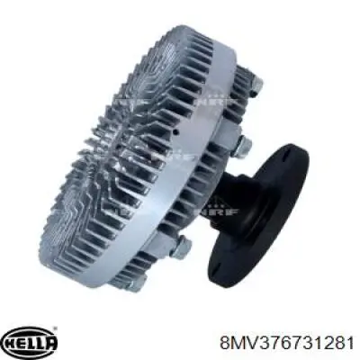 Купить 8MV376731281 HELLA Муфта вентилятора охлаждения