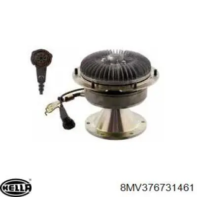 Вентилятор радиатора кондиционера HELLA 8MV376731461