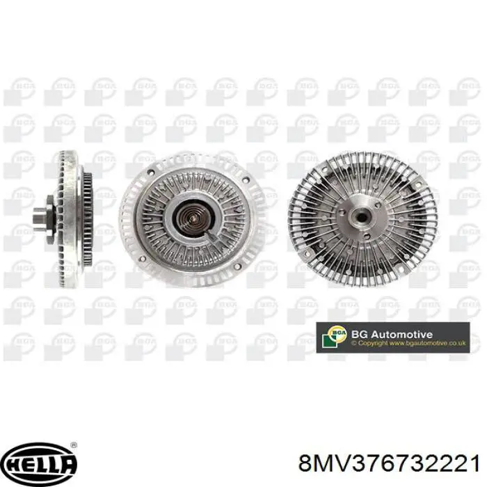 Вискозная муфта HELLA 8MV376732221 цена, от 30.12 USD