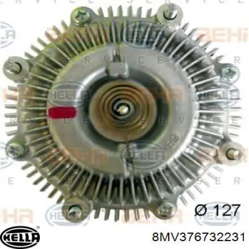 8MV376732231 HELLA Гидромуфта привода вентилятора