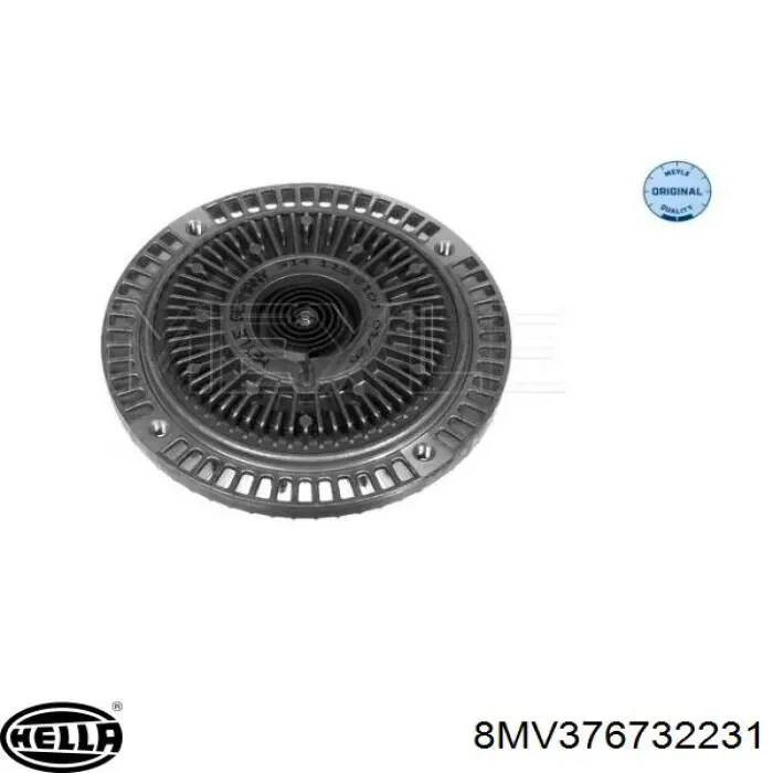 Купить 8MV376732231 HELLA Муфта вентилятора охлаждения
