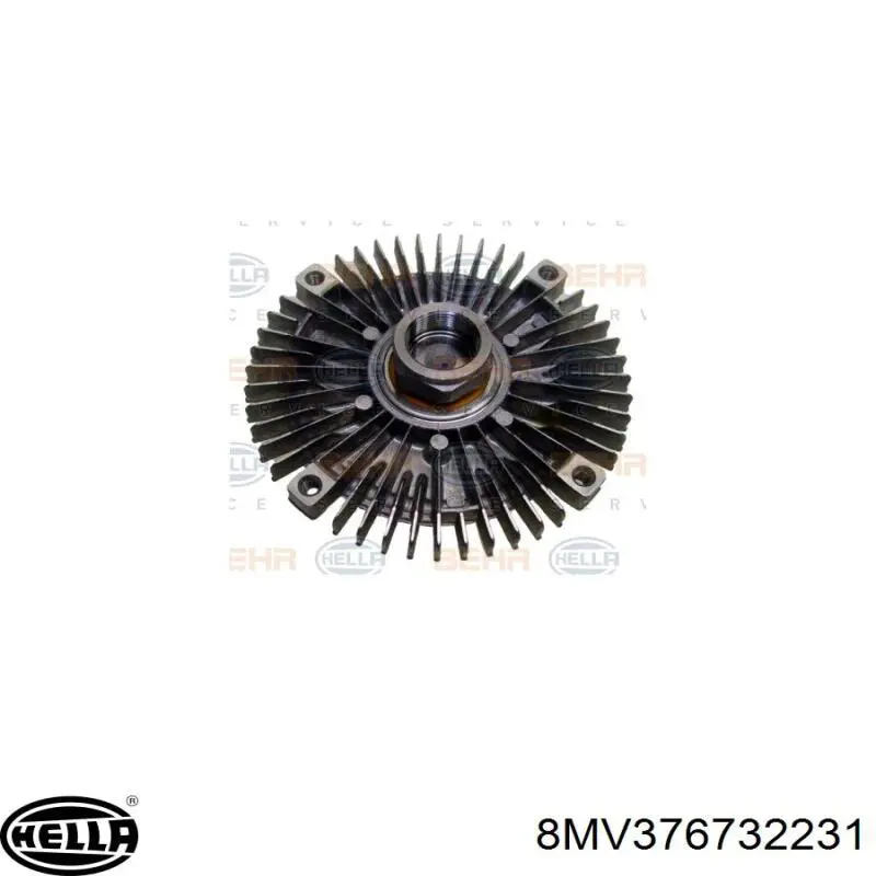 Вискомуфта вентилятора 8MV376732231 HELLA