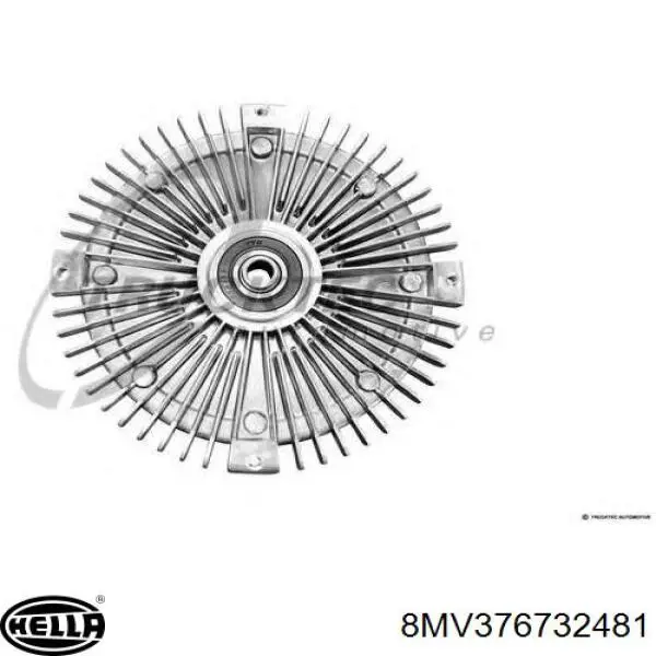 Вискомуфта вентилятора 8MV376732481 HELLA