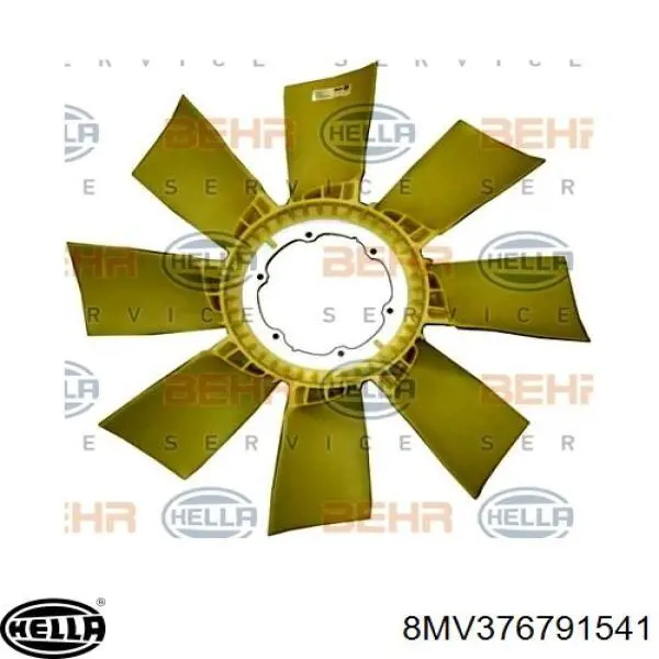 CFW 69 000P Mahle Original ventilador (roda de aletas do radiador de esfriamento)