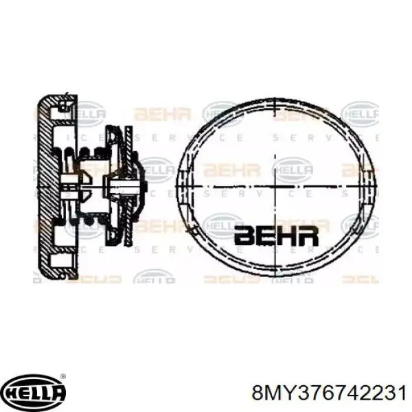 Крышка расширительного бачка 8MY376742231 HELLA