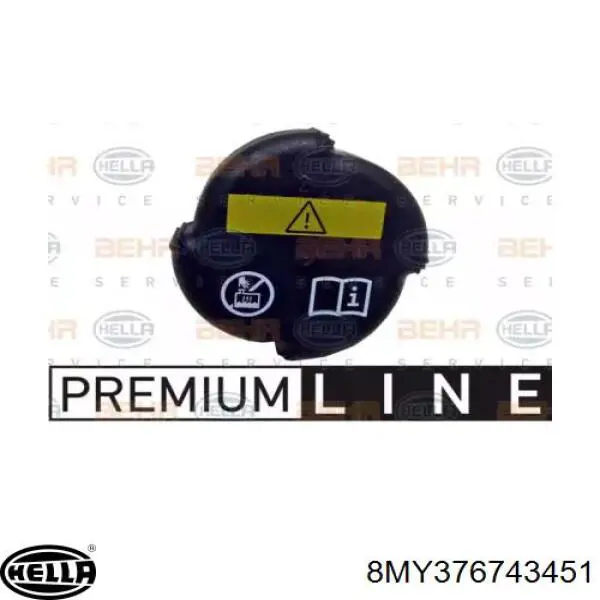 Пробка радиатора HELLA 8MY376743451