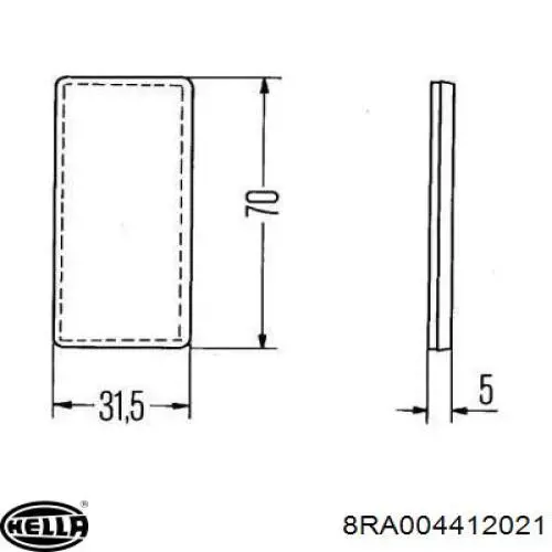 Купить 8RA004412021 HELLA 