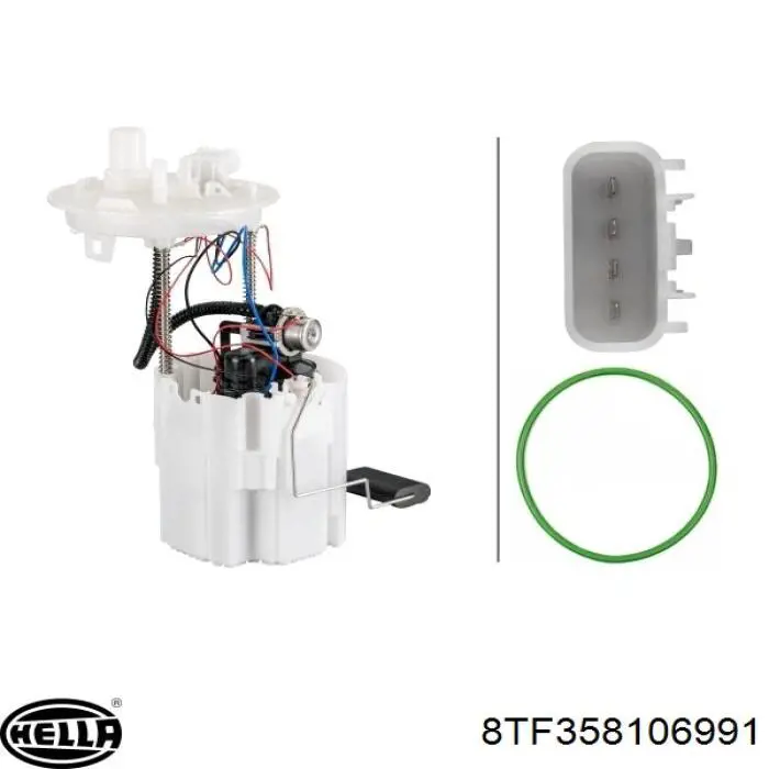 8TF358106991 HELLA Электробензонасос