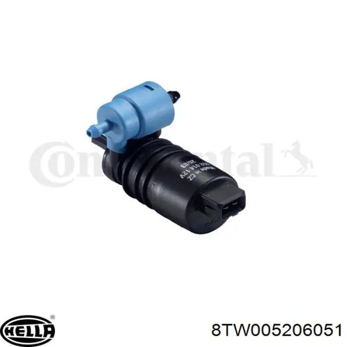 Купить 8TW005206051 HELLA Моторчик омывателя переднего стекла