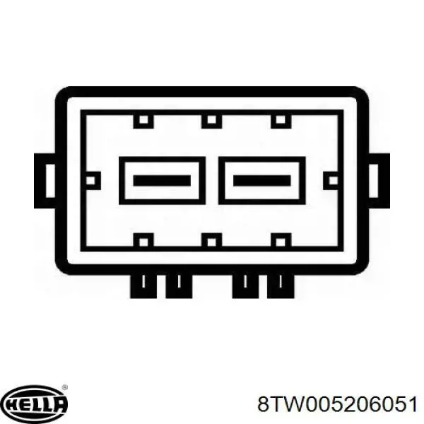 Насос омывателя HELLA 8TW005206051