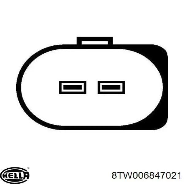 8TW006847021 HELLA Моторчик омывателя стекла передний/задний