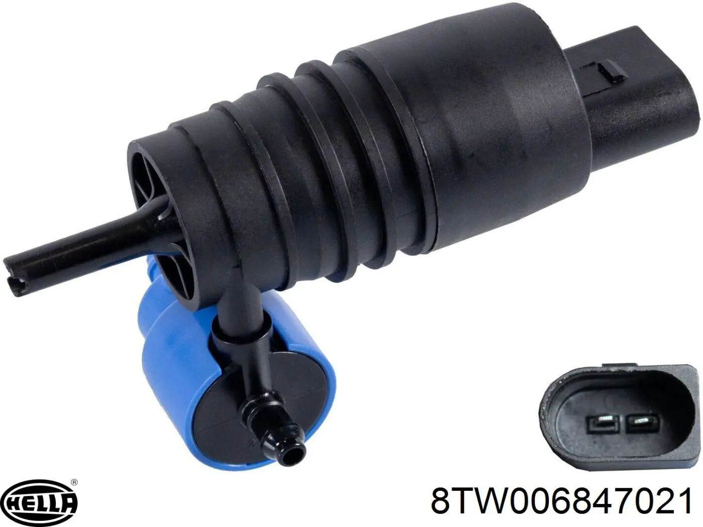 Электропомпа омывателя передний/задний HELLA 8TW006847021 цена, от 8.11 USD
