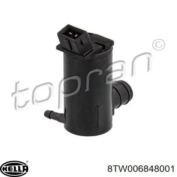 Моторчик омывателя стекла передний/задний HELLA 8TW006848001 цена, от 4.64 USD
