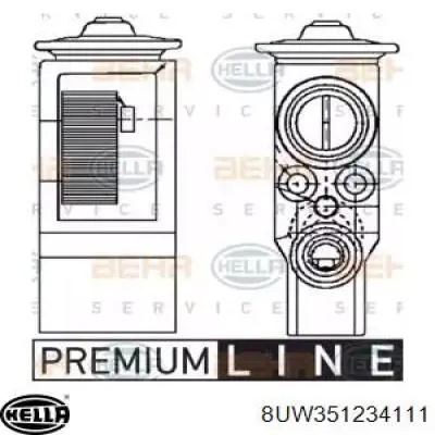 Клапан TRV кондиционера 9196195 Peugeot/Citroen