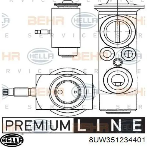 Клапан TRV кондиционера LR016631 Britpart