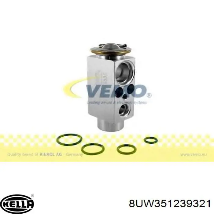 8UW351239321 HELLA Терморегулирующий вентиль кондиционера