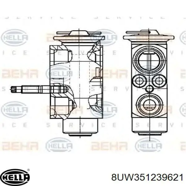 Клапан расширительный Denso DVE02007 цена, от 30.44 USD