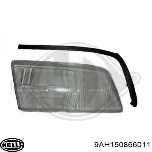 Стекло фары правой 9AH150866011 HELLA