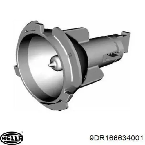 Купить 9DR166634001 HELLA Лампочка ближнего света