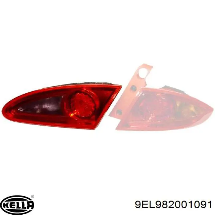 Фонарь задний левый, внутренний Signeda ZST191031L цена, от 174.34 USD