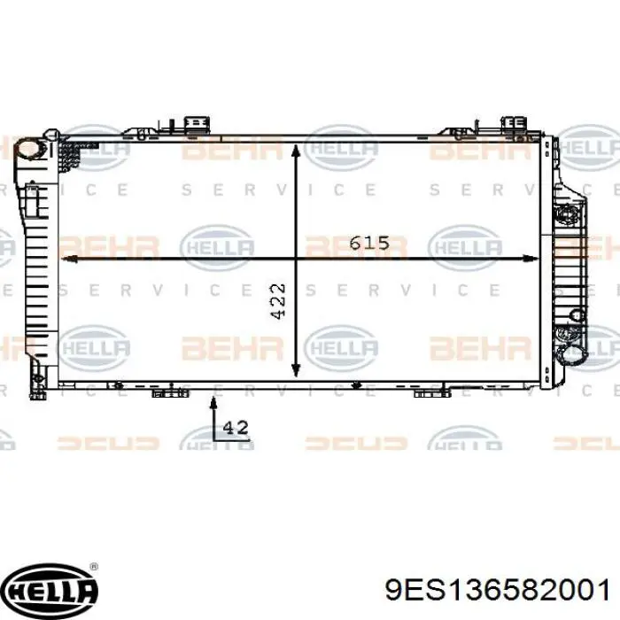 Стекло фары правой 711305621144 Magneti Marelli