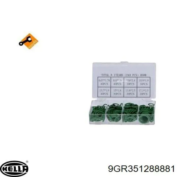 Уплотнительное кольцо трубки кондиционера 9GR351288881 HELLA