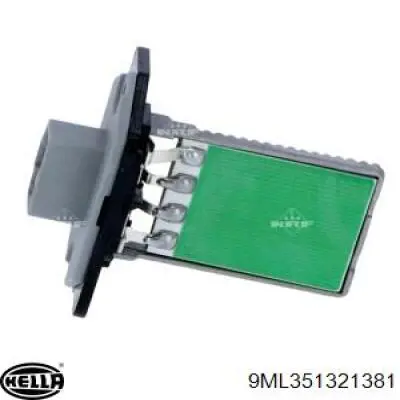 9ML351321381 HELLA Реле печки