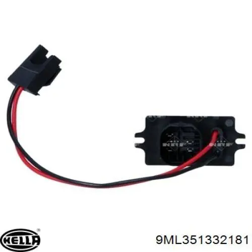 Купить 9ML351332181 HELLA Регулятор оборотов вентилятора печки