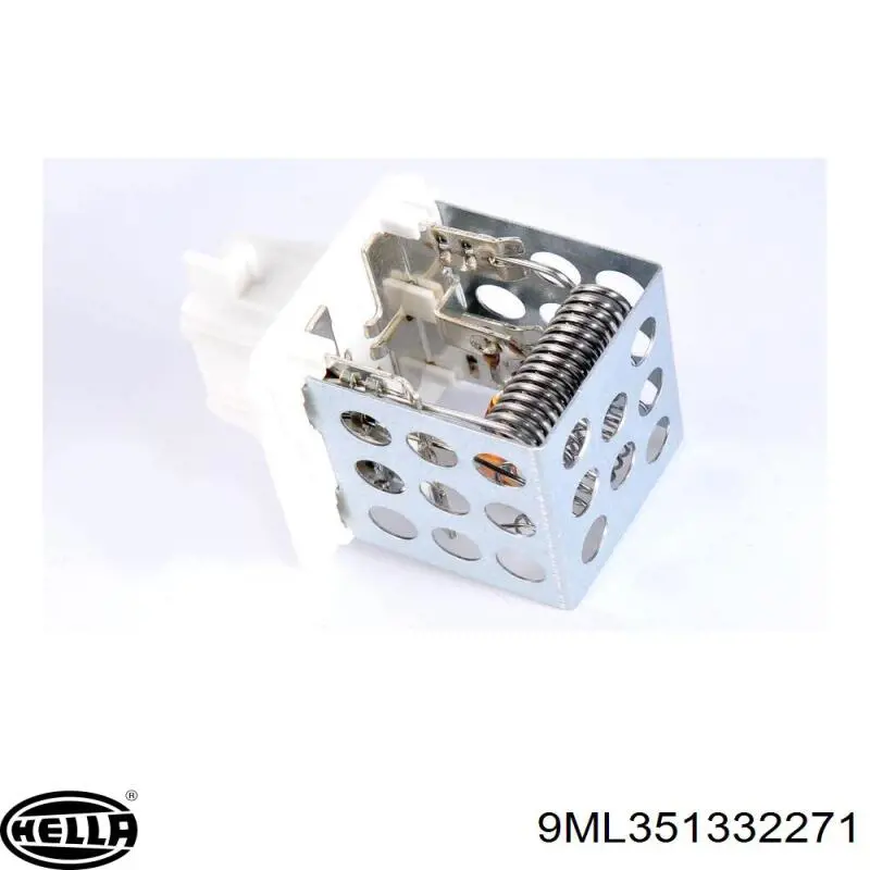 9ML351332271 HELLA резистор (сопротивление вентилятора печки (отопителя салона))