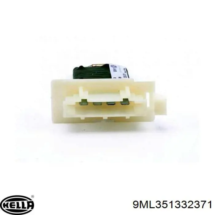 9ML351332371 HELLA резистор (сопротивление вентилятора печки (отопителя салона))