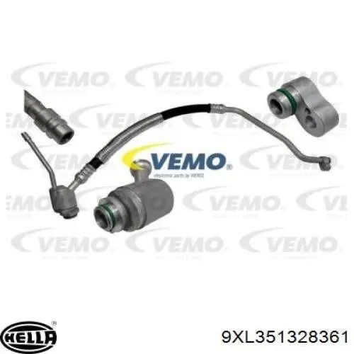Кран печки (отопителя) HELLA 9XL351328361 цена, от 129.29 USD