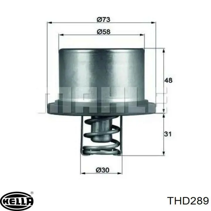 THD289 HELLA термостат