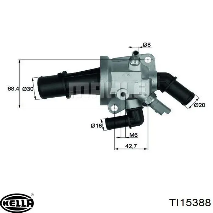 Термостат TI15388 HELLA