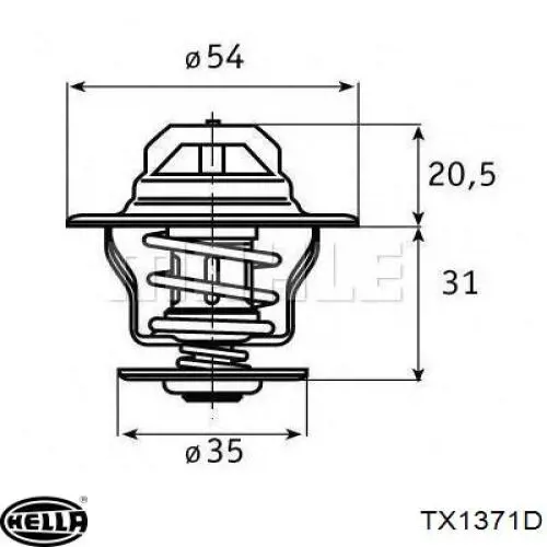 Термостат TX1371D HELLA