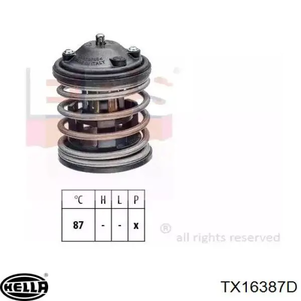 Термостат SU00400002 Toyota